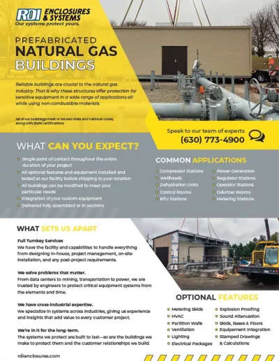 Prefabricated Natural Gas Buildings